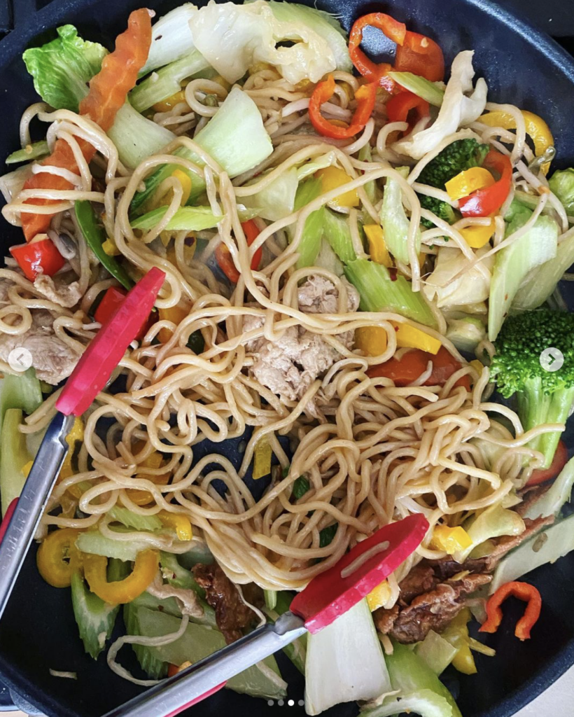 Teaspoon sesame noodles